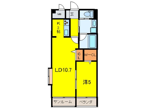 あいさきがけの物件間取画像